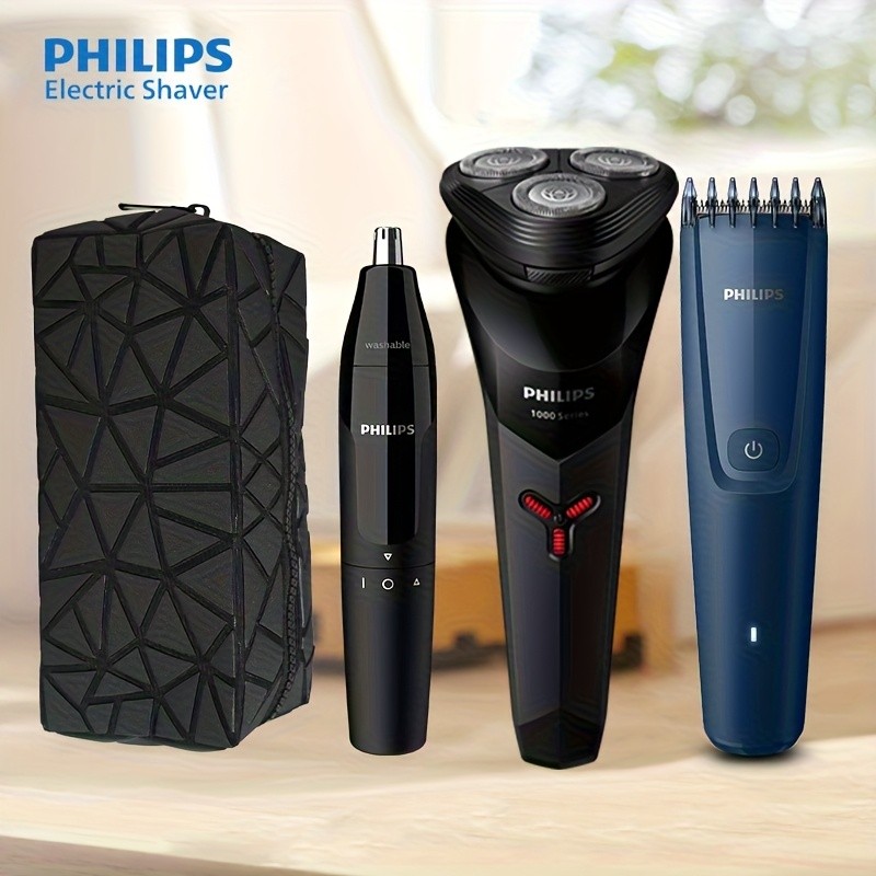 Philips Electric Shaver & Grooming Kit — Complete All-in-One Grooming Solution for Men