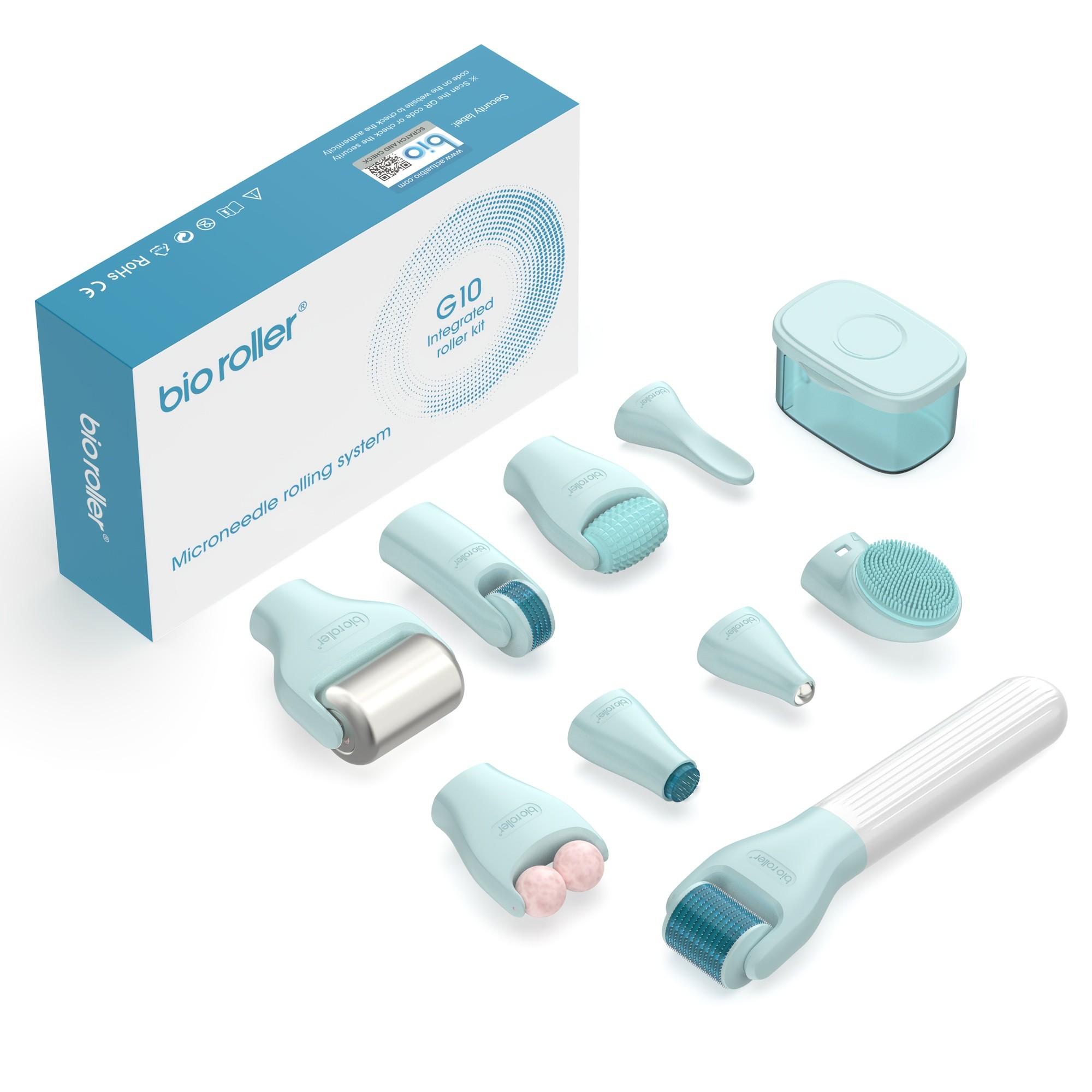 bio roller G10 Integrated Microneedle Roller Kit — Complete Microneedling System for Skin Renewal