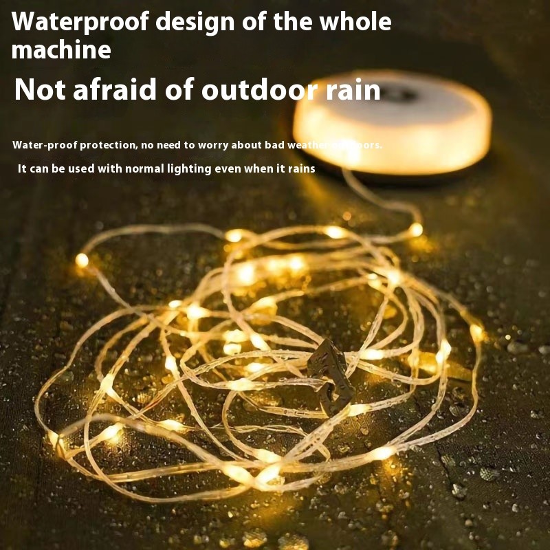 ✨4 in 1 LED Camping String Lights