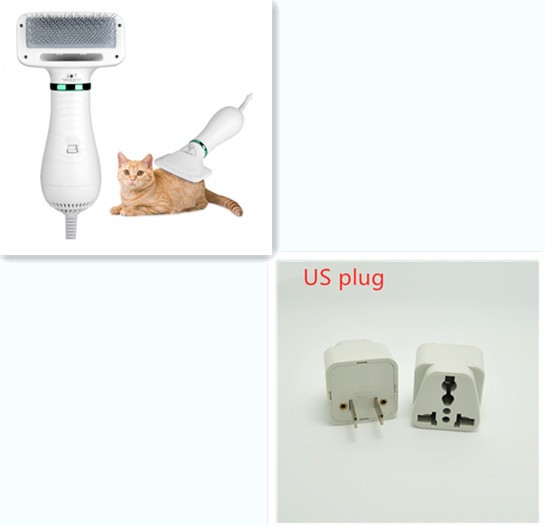 2 in 1 Pet Grooming Hair Dryer with Slicker Brush