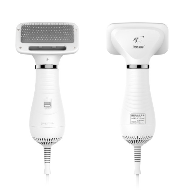 2 in 1 Pet Grooming Hair Dryer with Slicker Brush
