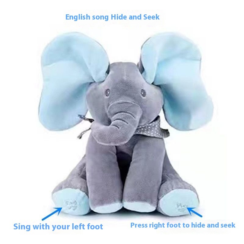 💥Peek-a-boo Musical Elephant