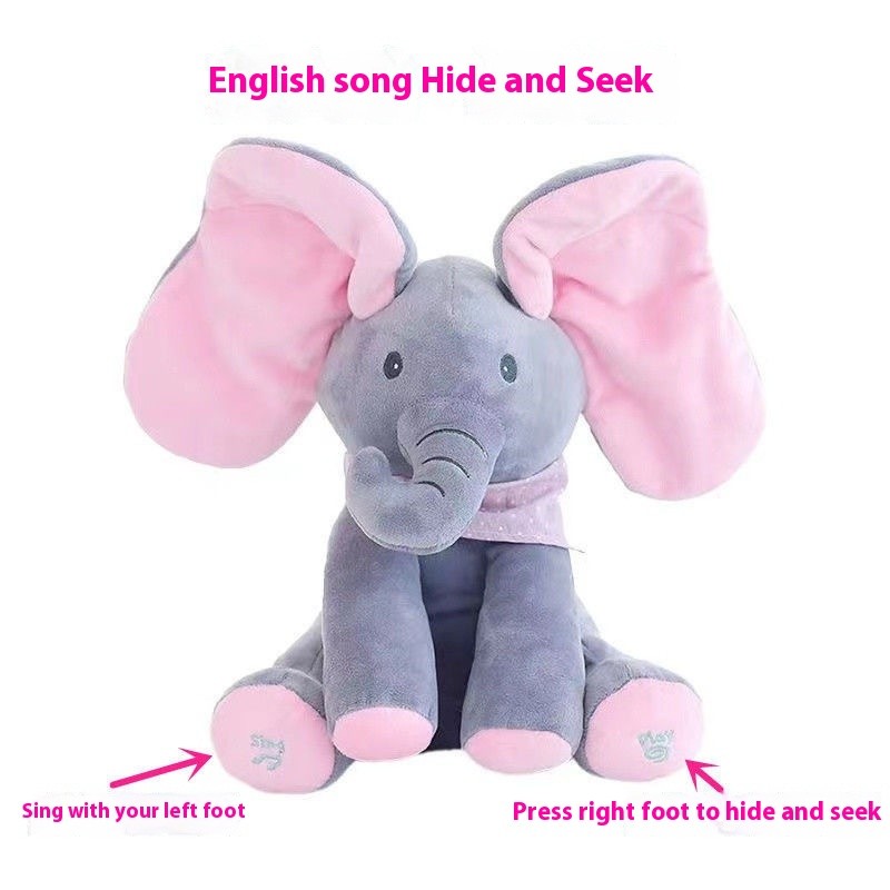 💥Peek-a-boo Musical Elephant