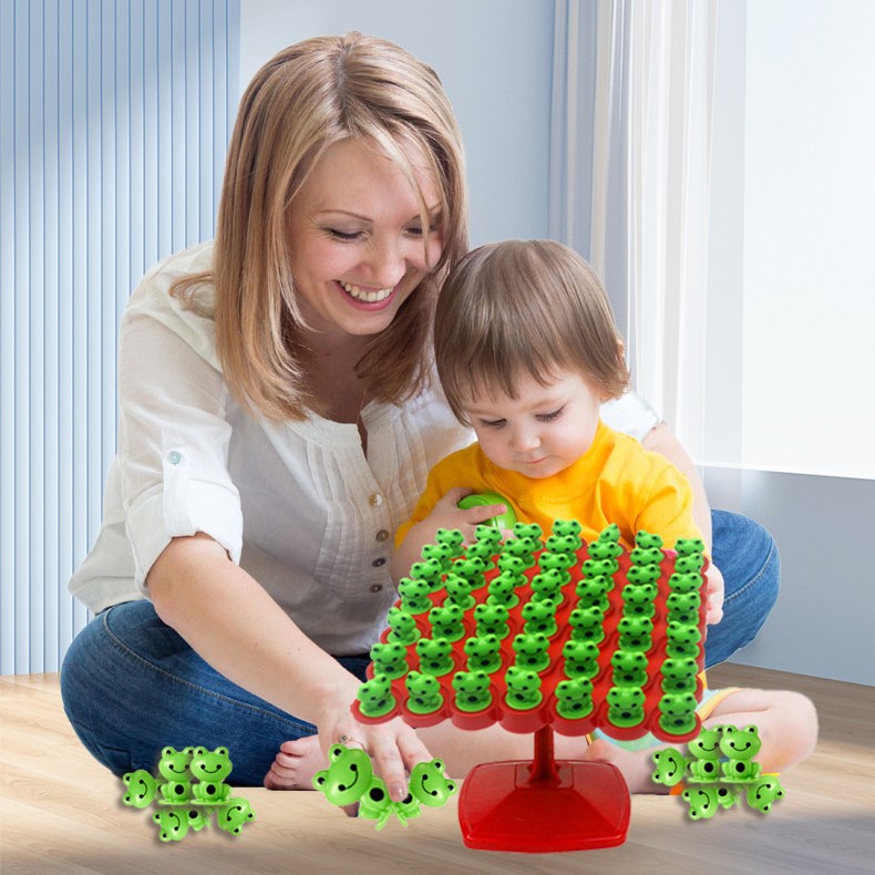 Frog Balance Math Toy