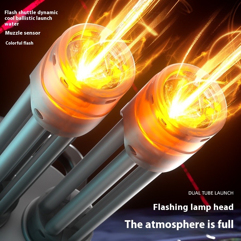 Double Barrel Gatling Electric Water Gun