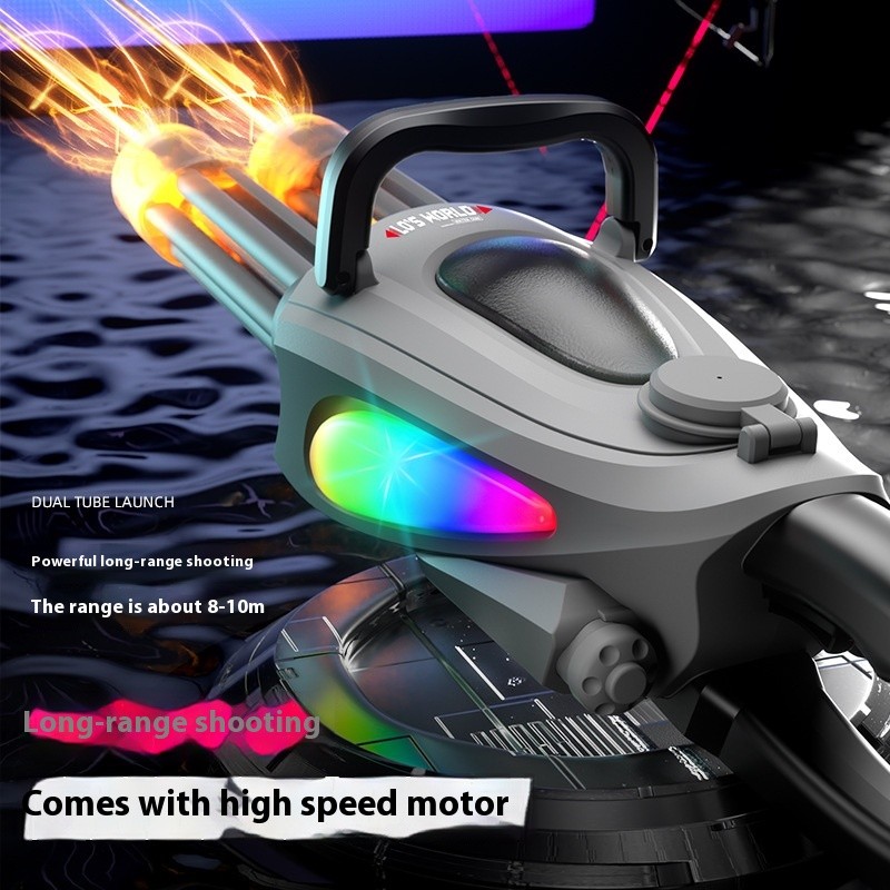 Double Barrel Gatling Electric Water Gun