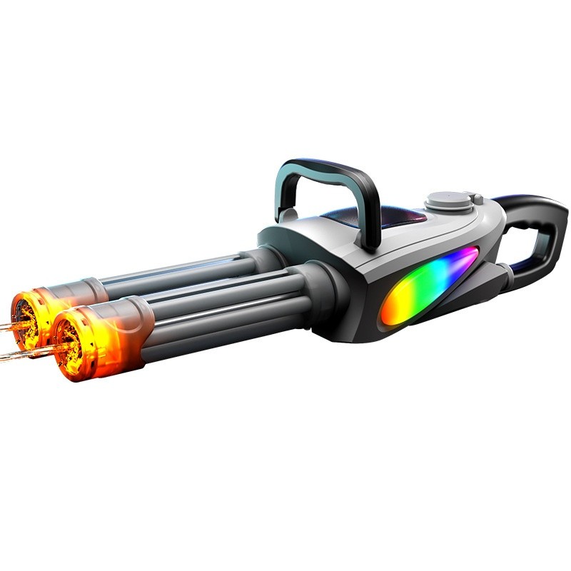 Double Barrel Gatling Electric Water Gun