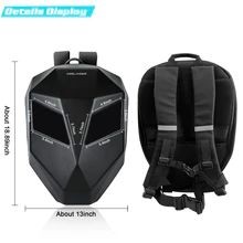 Led Backpack Screen Rider Motorcycle