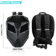 Led Backpack Screen Rider Motorcycle