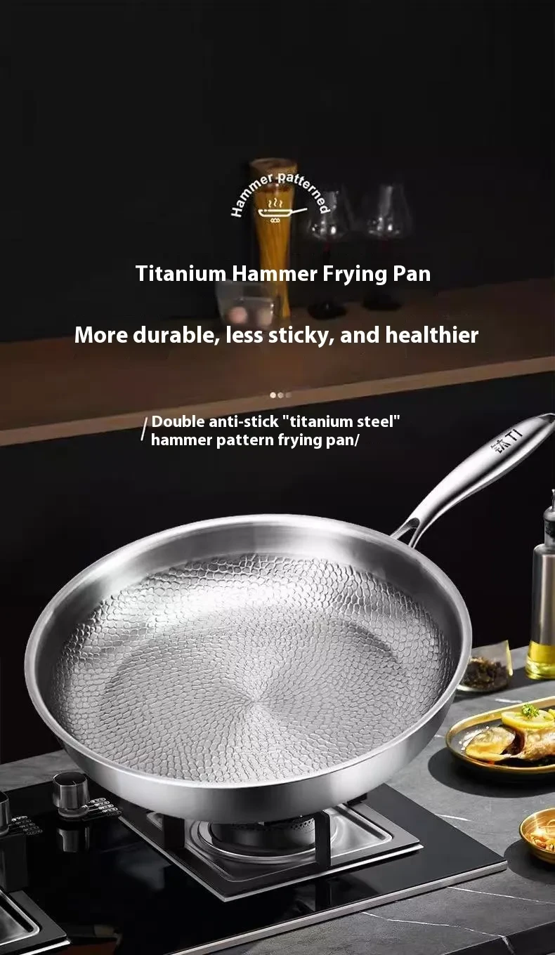 Titanium Hammered Pan