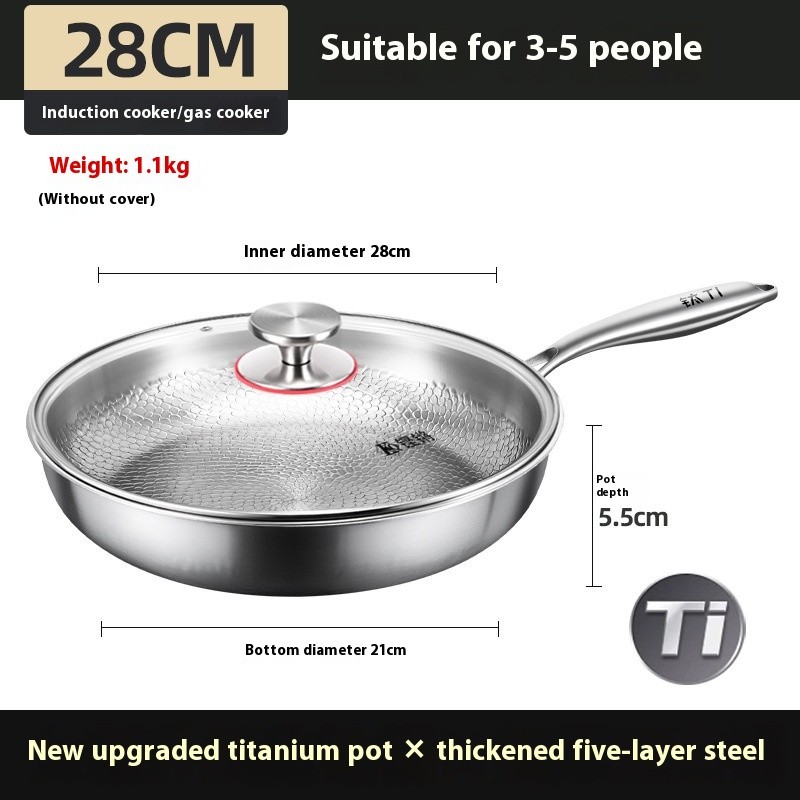 Titanium Hammered Pan