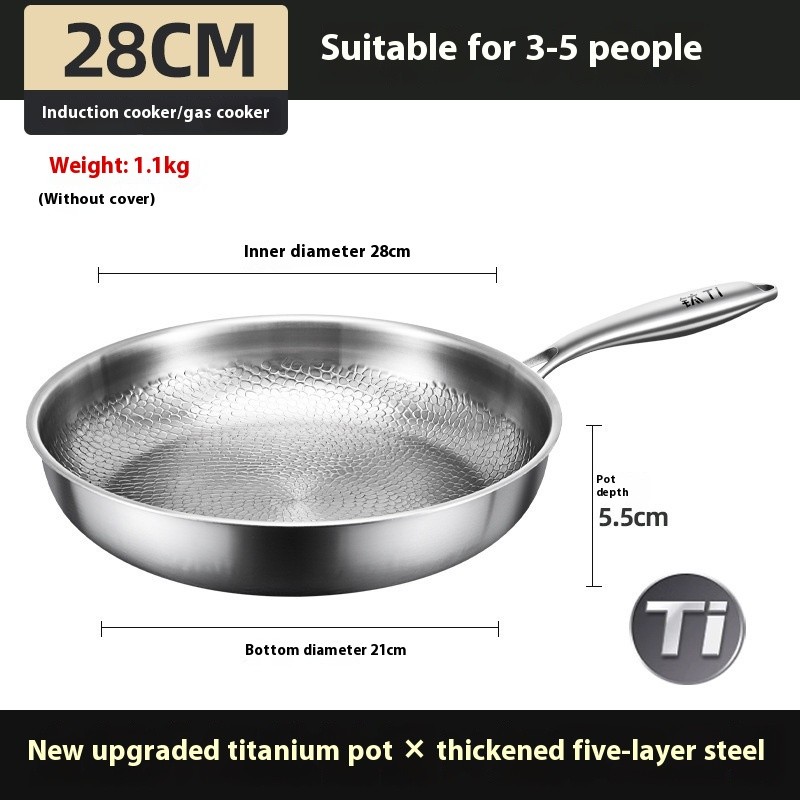 Titanium Hammered Pan