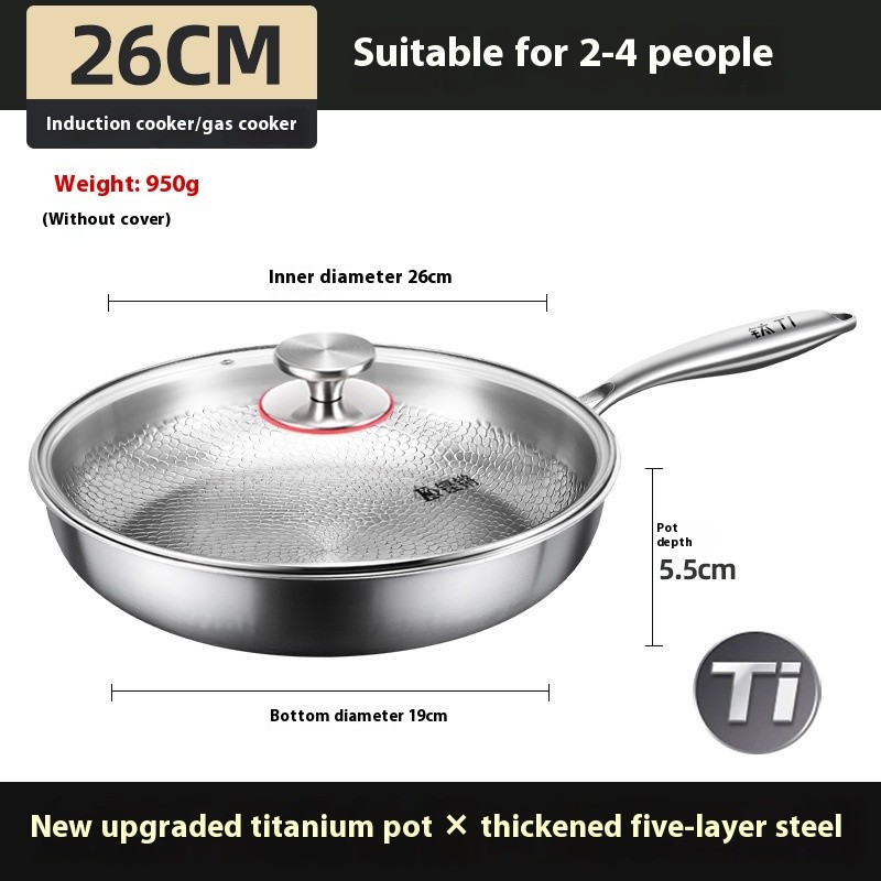 Titanium Hammered Pan
