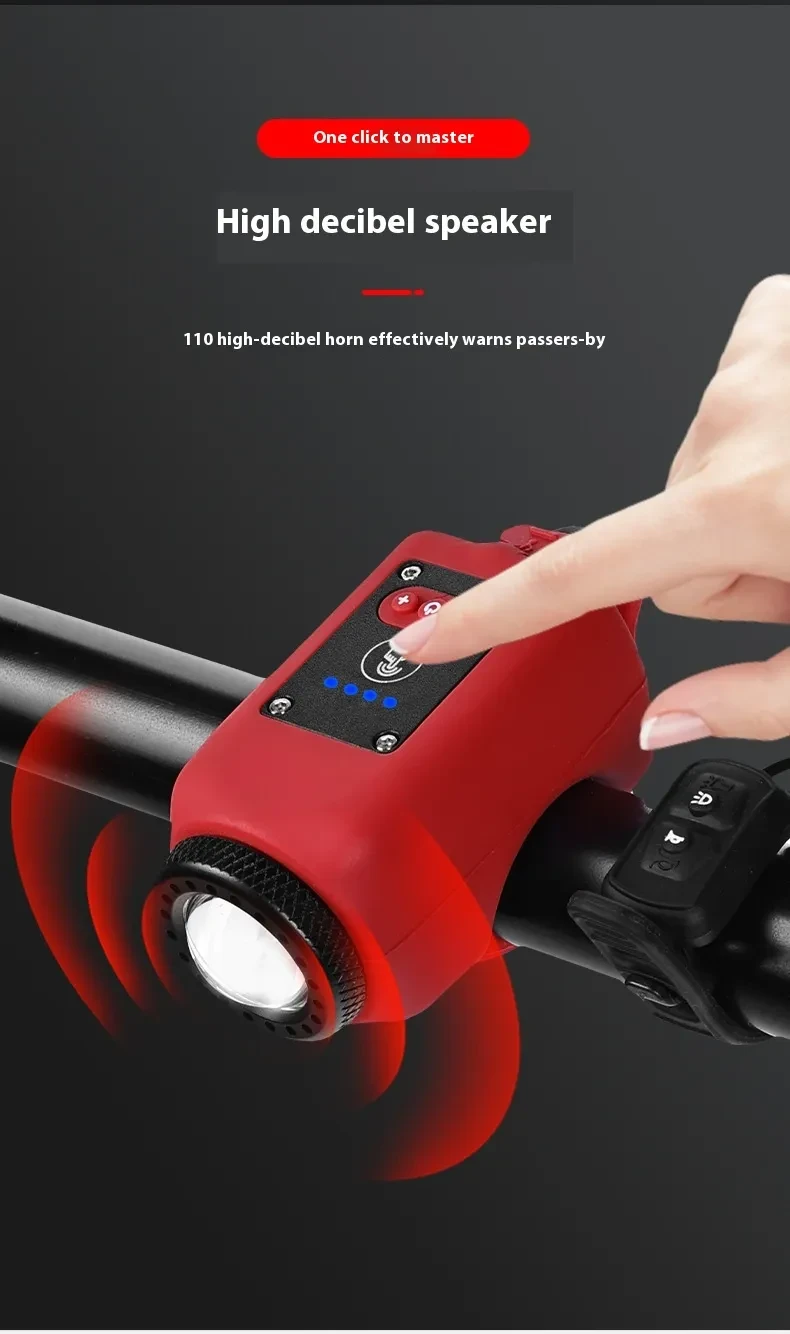 2-in-1 Bicycle Light and Horn