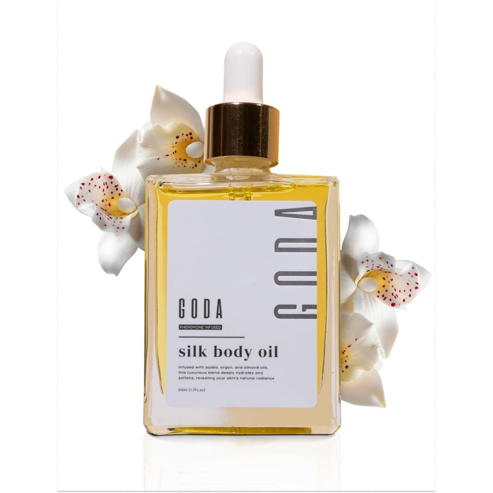 2 pcs GODA Silk Body Oil (50mL) — Luxurious Hydration, Silky Glow & Soft-Skin Finish
