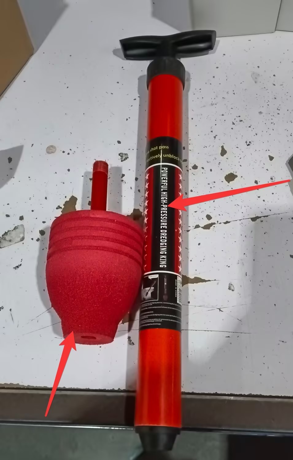 High Pressure Toilet Unblock a Shot