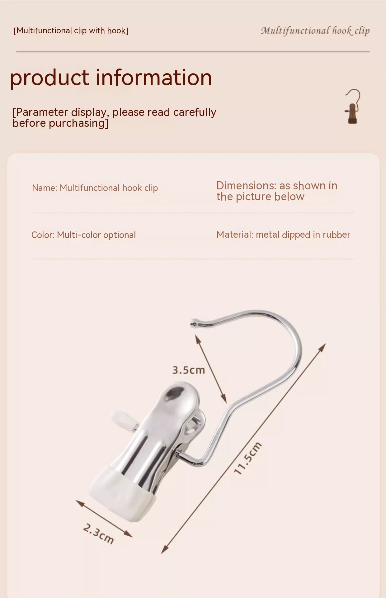 Clothes Hanging Clips