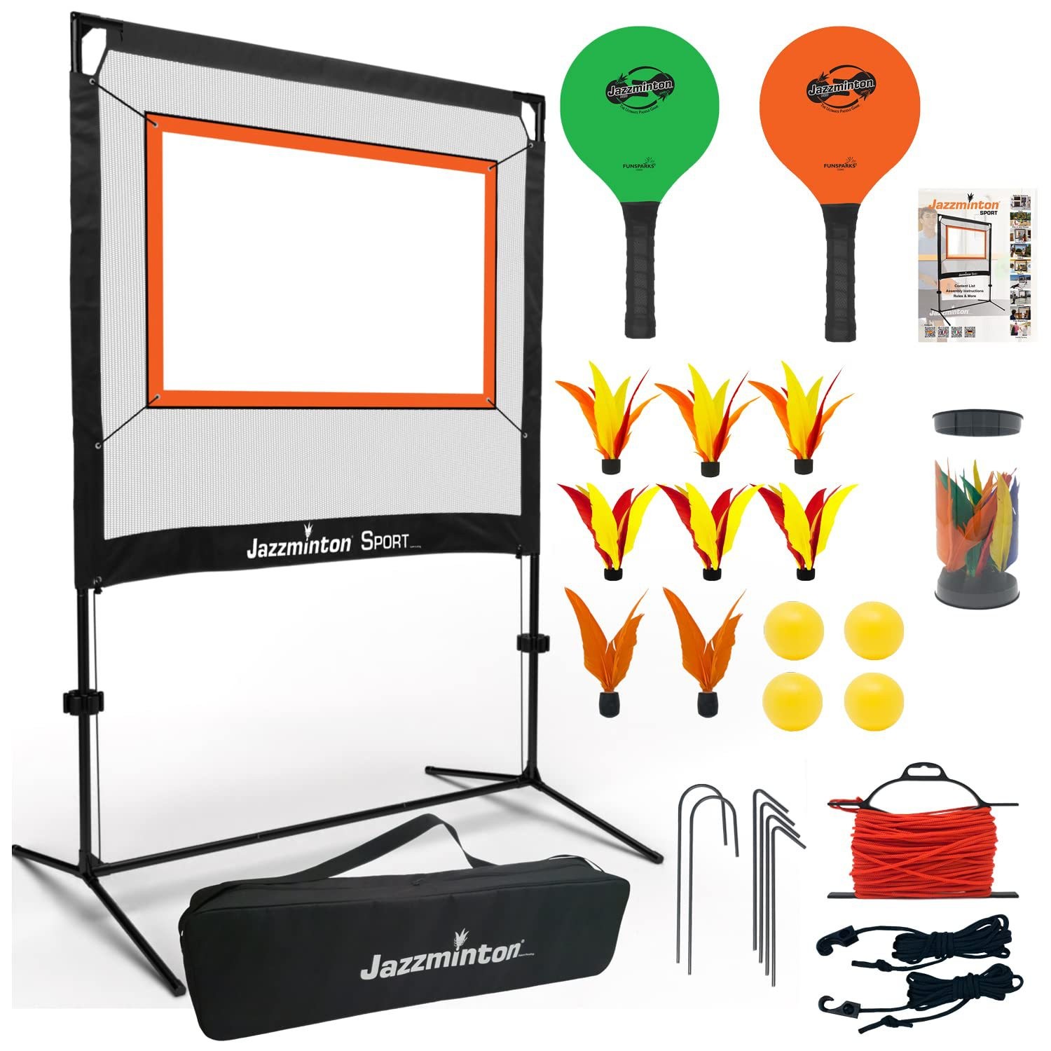 Portable Paddle Game with Net