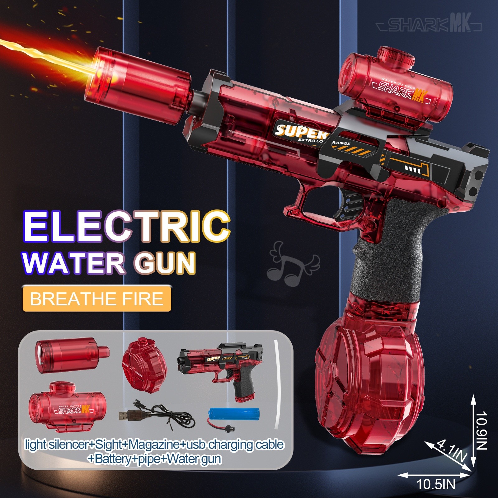 LED Electric Water Gun