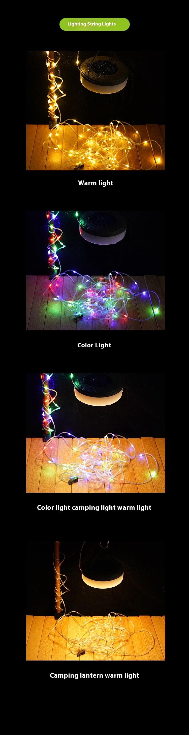 Portable Stowable String Light