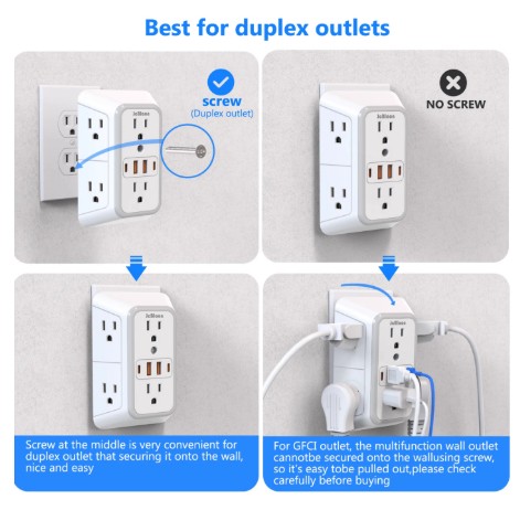 Multi Plug Outlet Surge Protector
