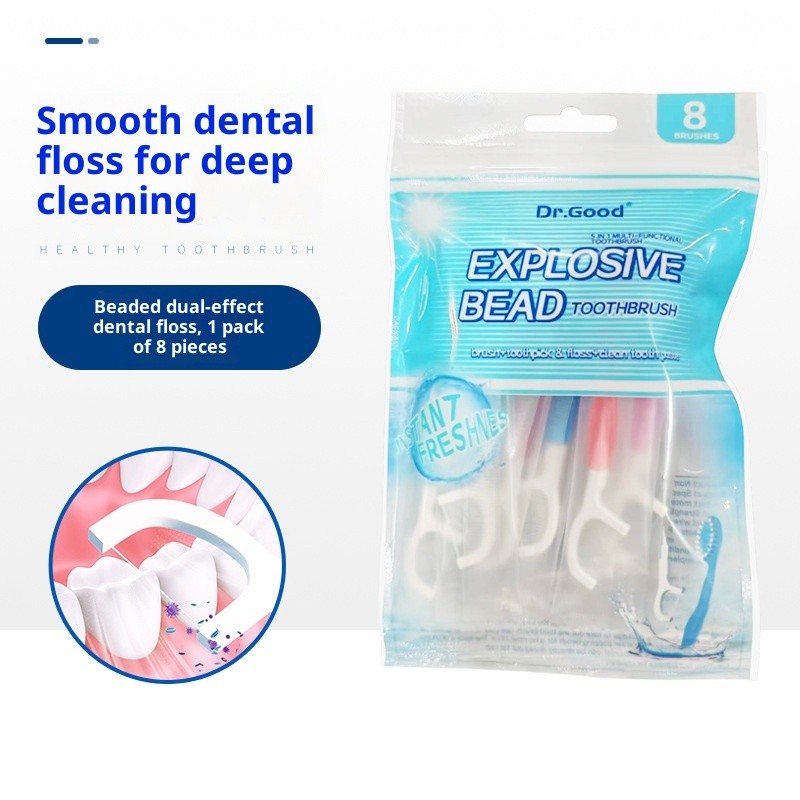 5 in 1 Disposable Mini Toothbrushes
