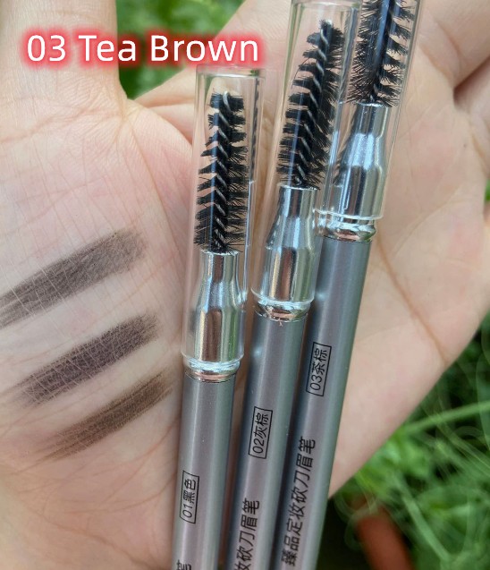 Double Headed Rotable Eyebrow Pen