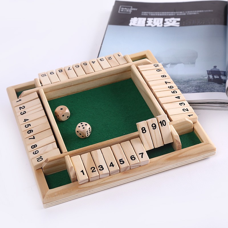 FUNNY FAMILY GAMES-Shut The Box Board Game🎲