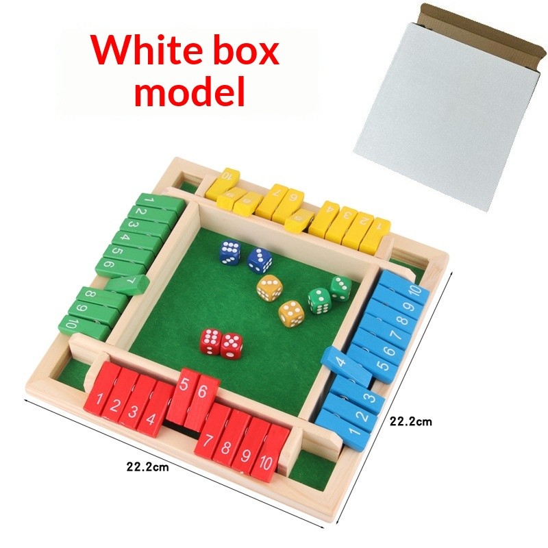FUNNY FAMILY GAMES-Shut The Box Board Game🎲