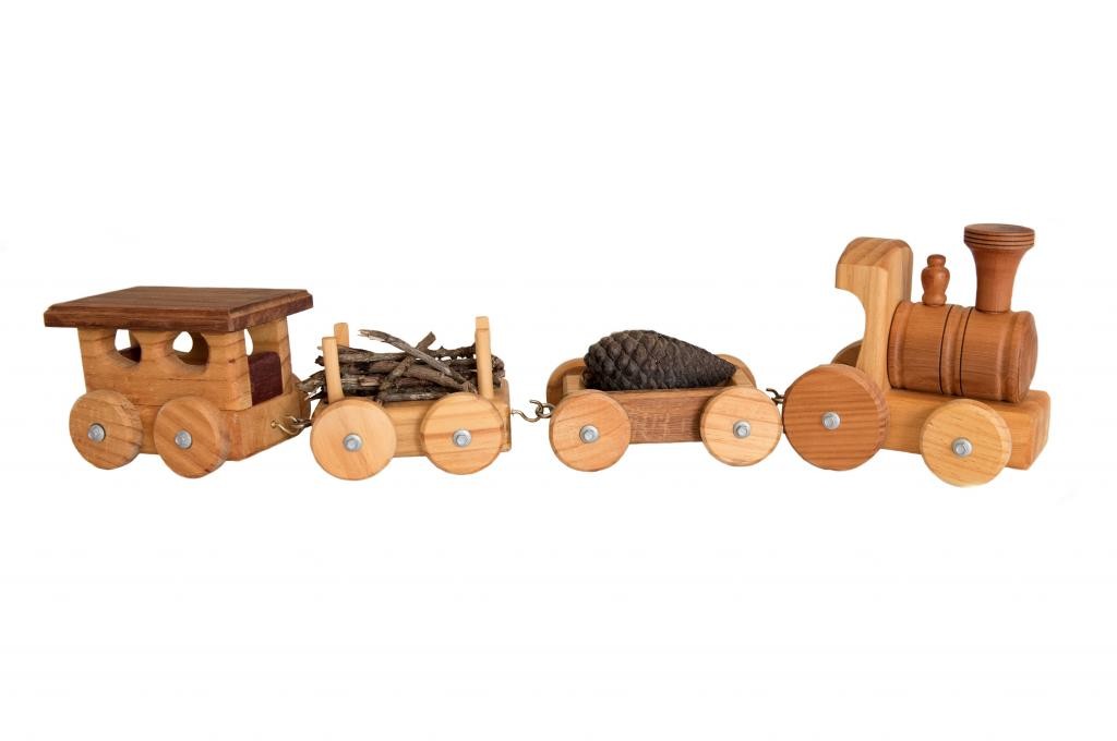 πΏπ³πΏ NZ Handmade Three wagons make a small train