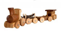 🌿🇳🇿 NZ Handmade Three wagons make a small train