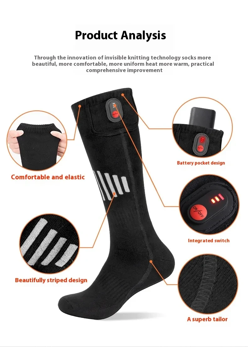 Electric Heated Winter Socks