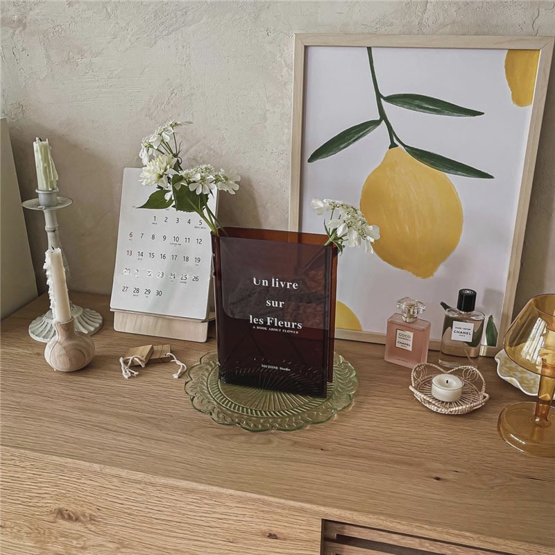 Acrylic Book Vase