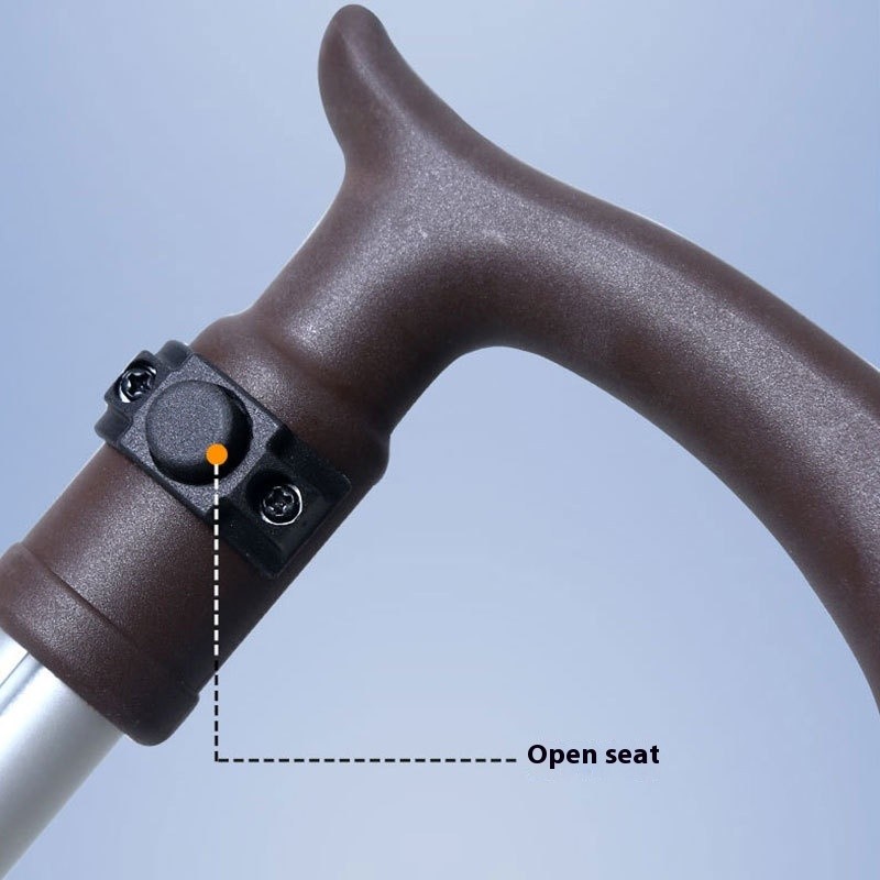 Folding Stool with Crutches