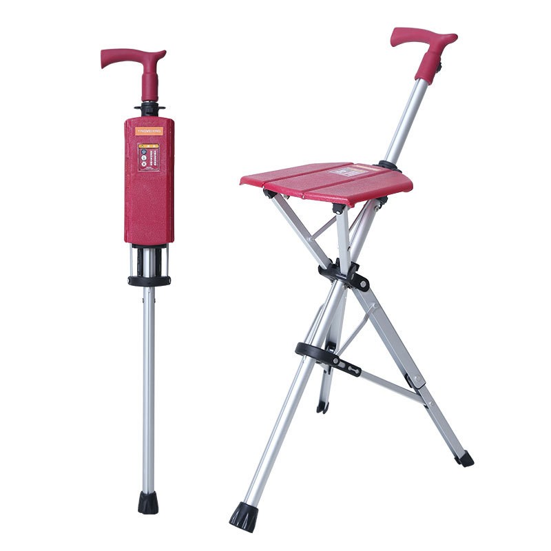 Folding Stool with Crutches