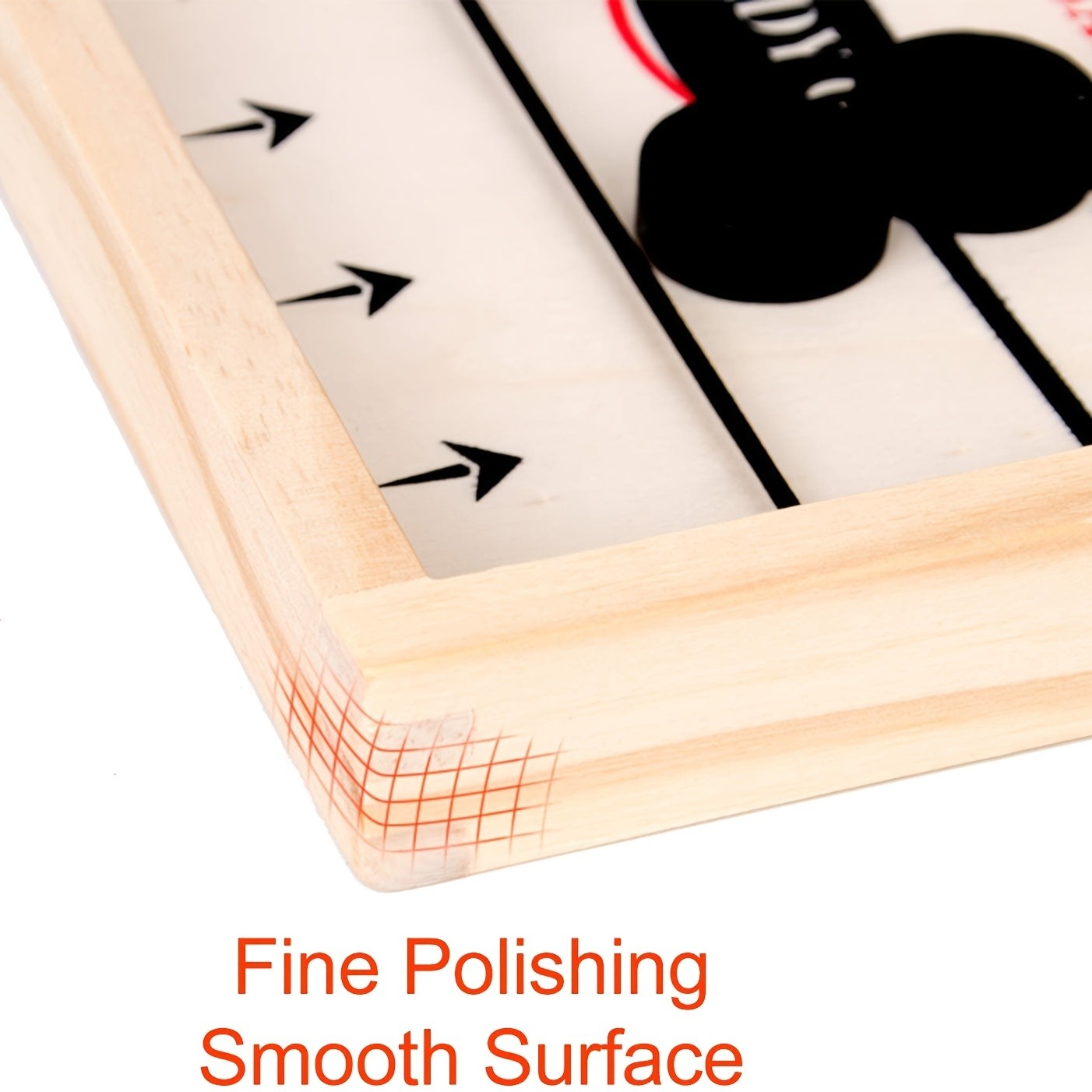 Wooden Bounce Chess - Fast Sling Puck Game