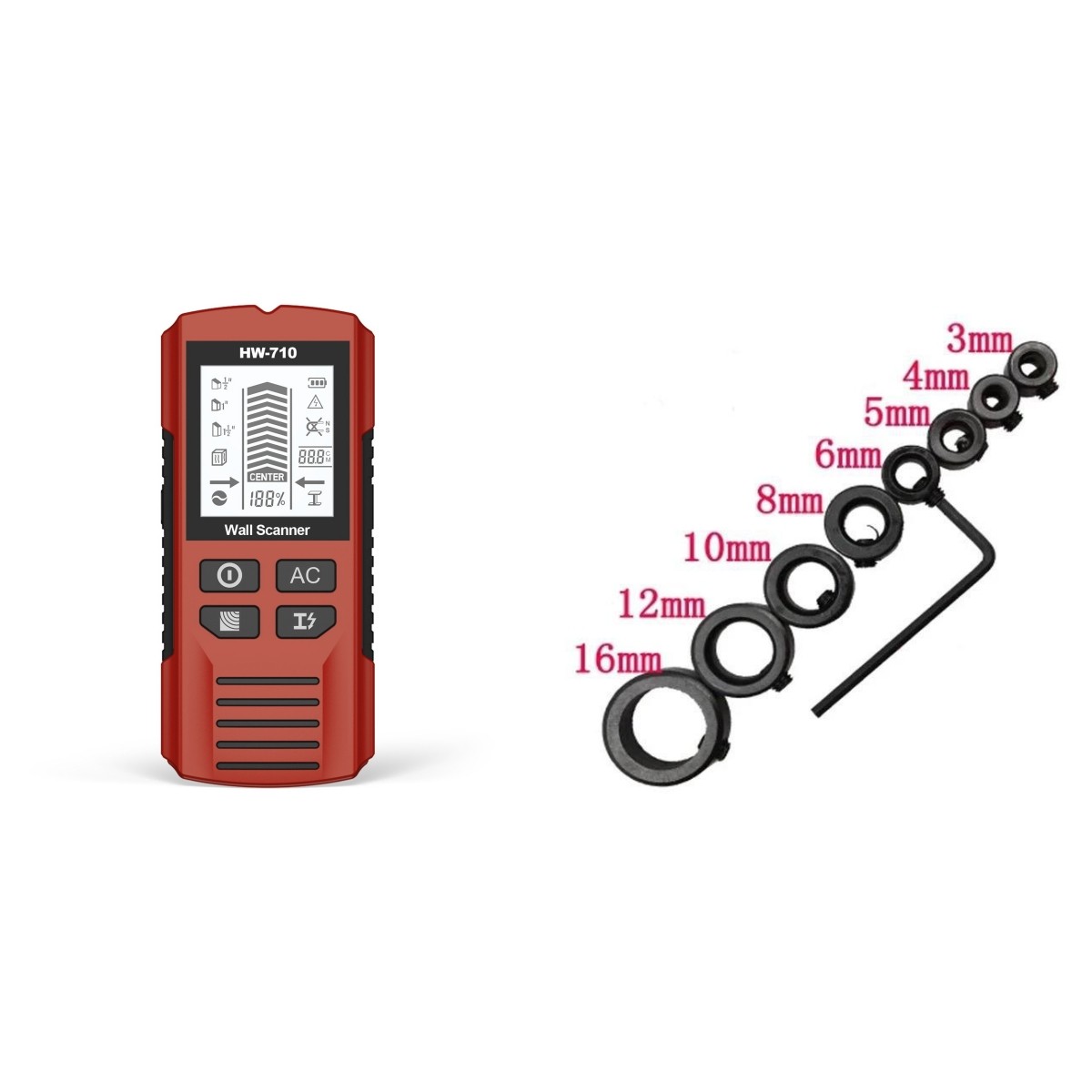 Multifunctional Perforated Inner Wire Wall Detector