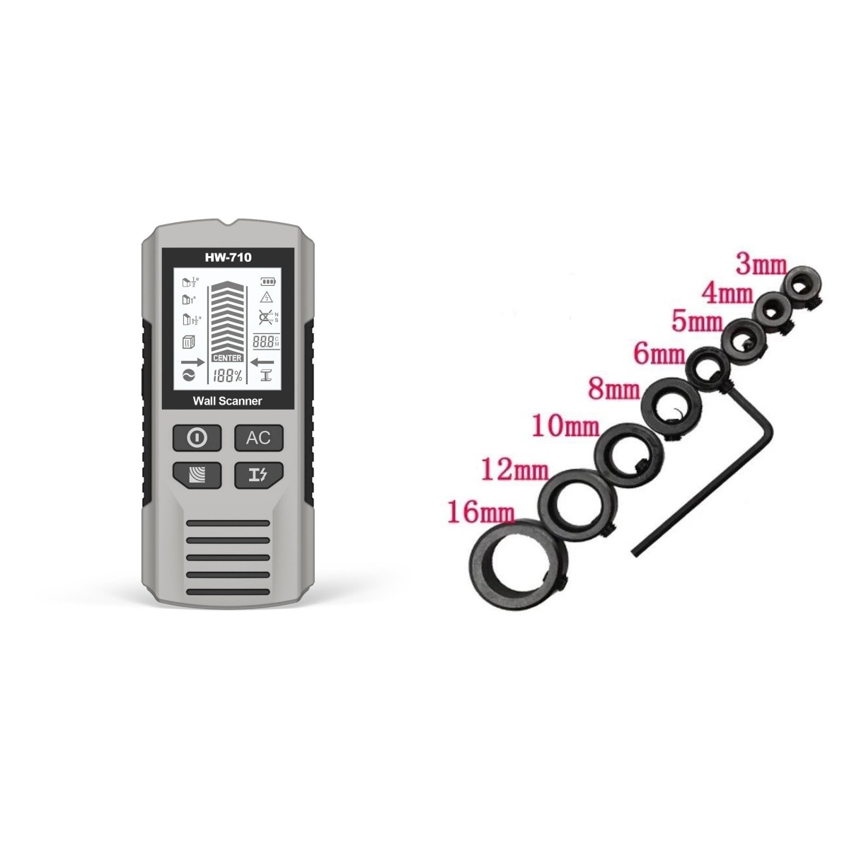 Multifunctional Perforated Inner Wire Wall Detector