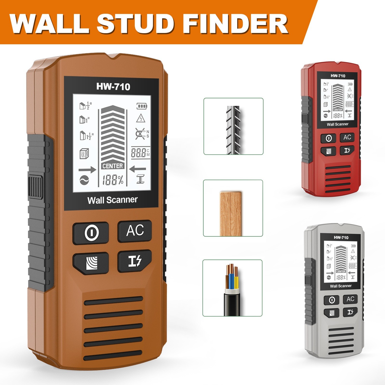 Multifunctional Perforated Inner Wire Wall Detector