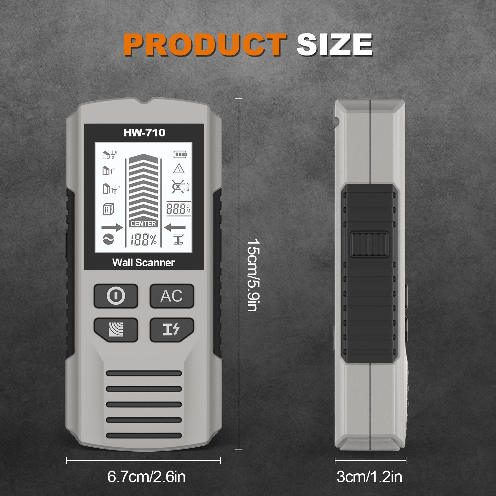 Multifunctional Perforated Inner Wire Wall Detector