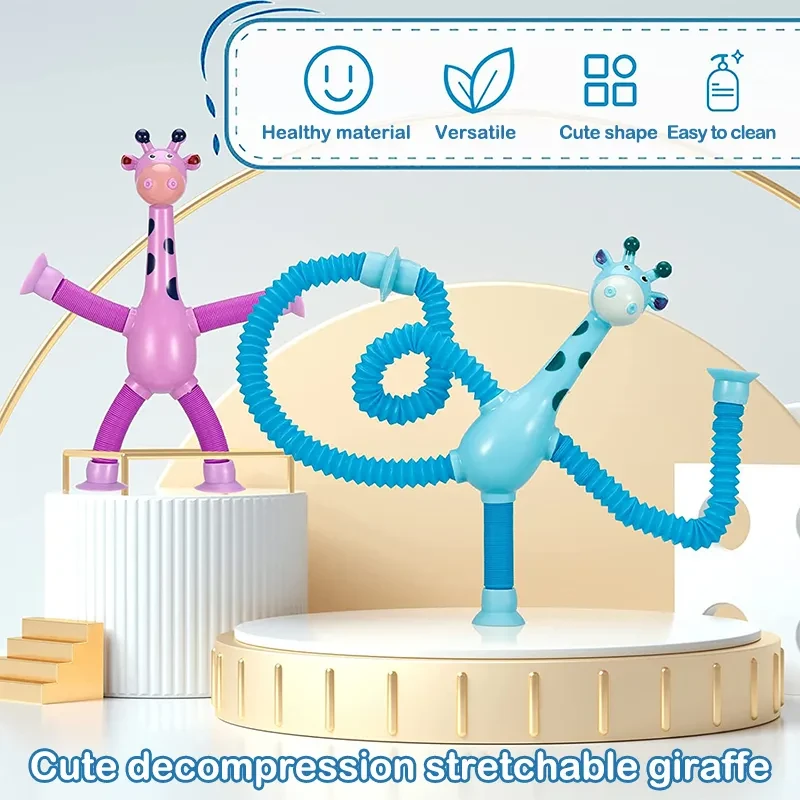 ✨Telescopic Suction Cup Giraffe Toy🦒