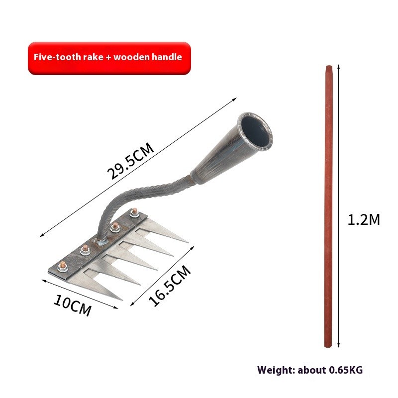 Iron Weeding Rake