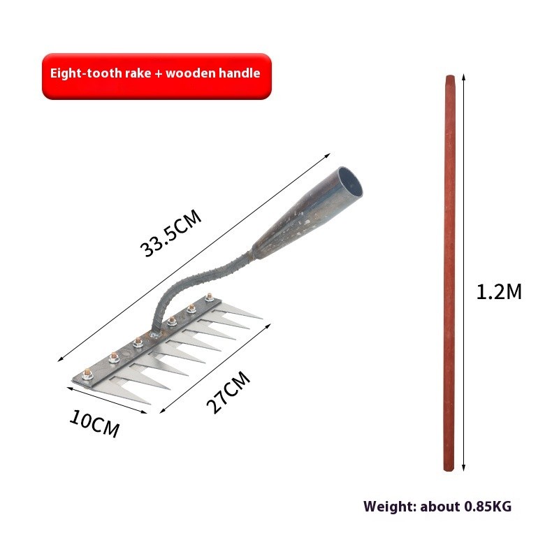 Iron Weeding Rake