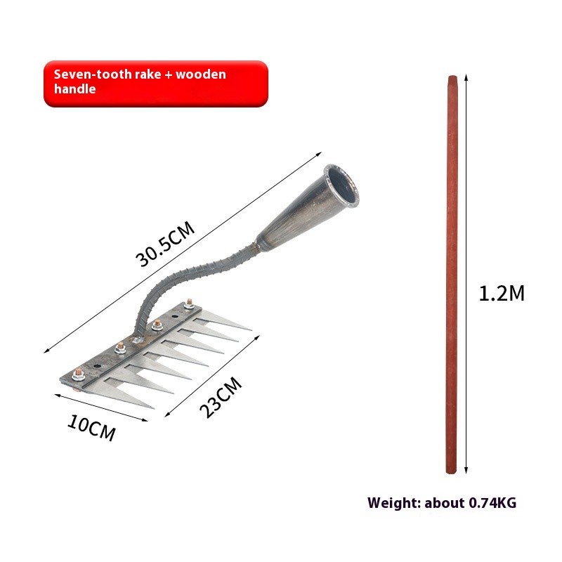 Iron Weeding Rake