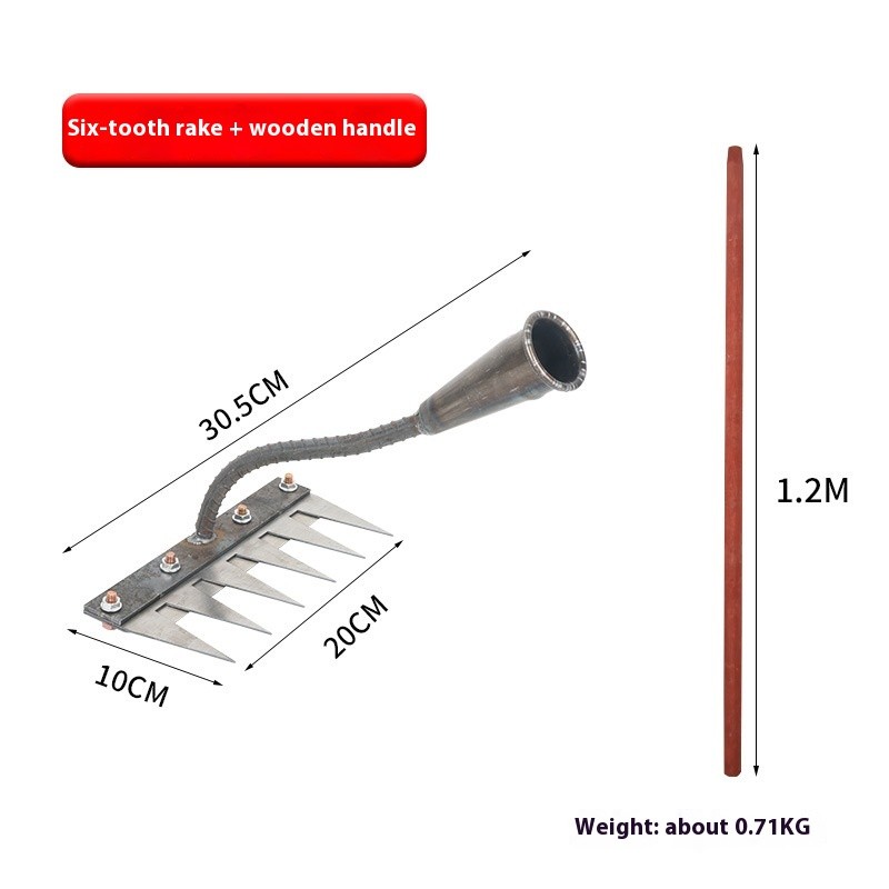 Iron Weeding Rake