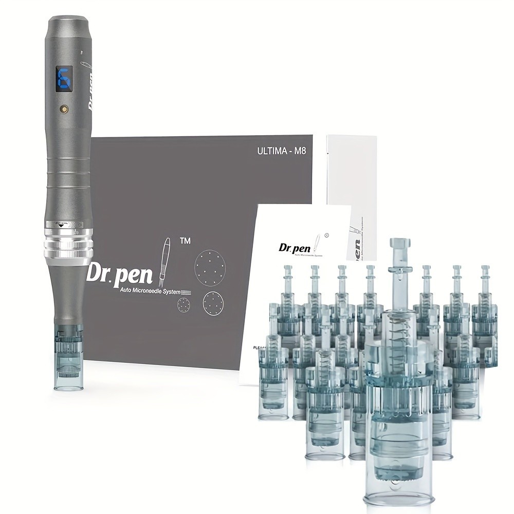 Dr. Pen M8 Auto Microneedle System – Advanced Digital Microneedling with Nano HR Cartridges