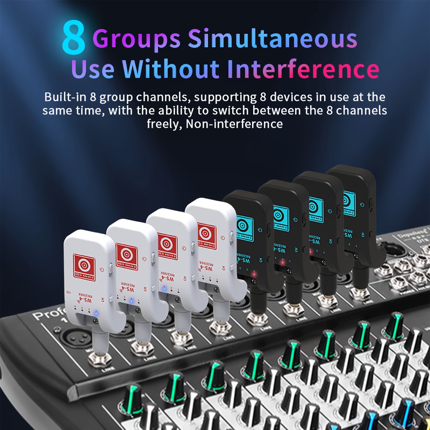 2.4G Wireless Guitar Transmitter and Receiver