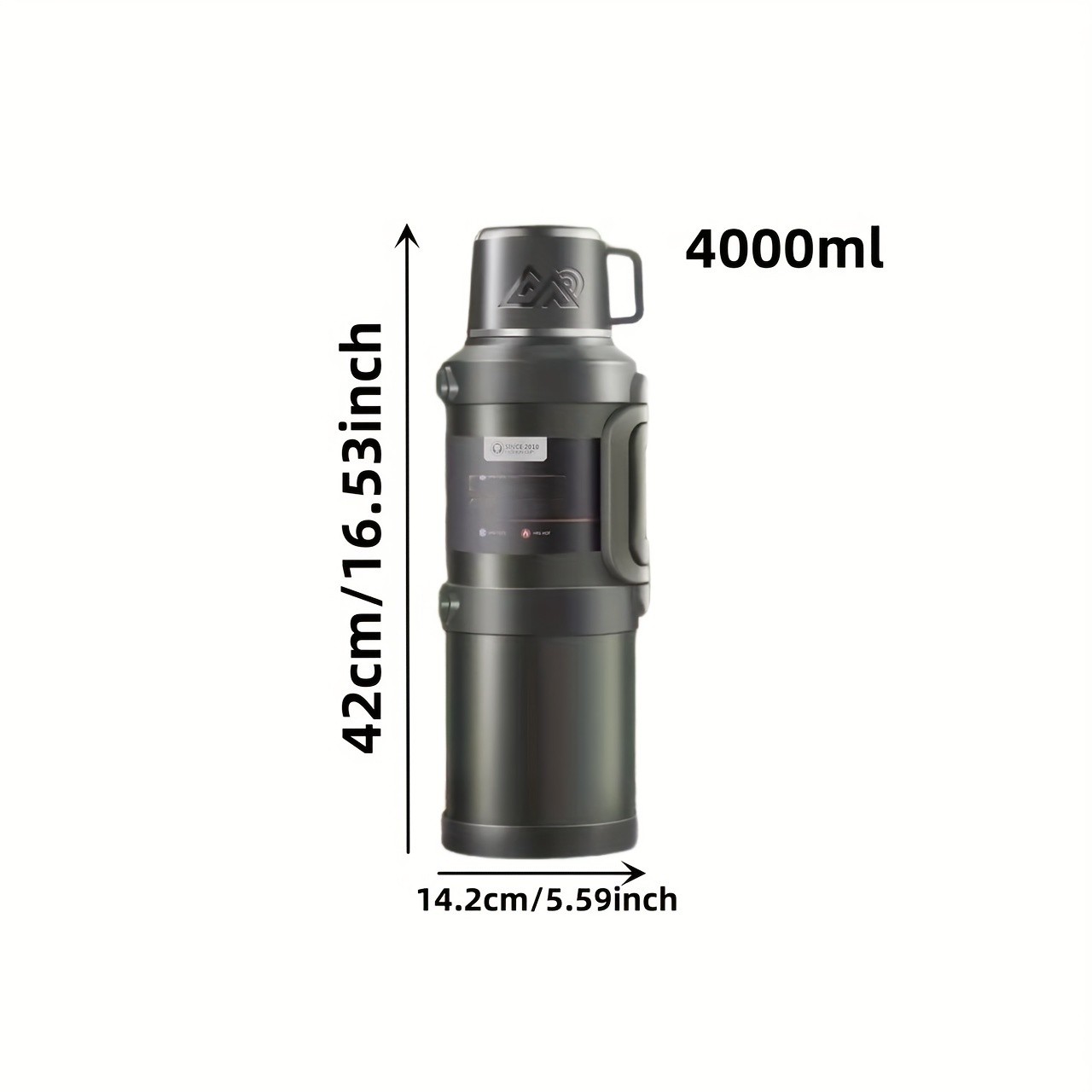 Large Capacity Insulated Water Bottles – 3.2L, 4L & 5L for All-Day Outdoor Hydration