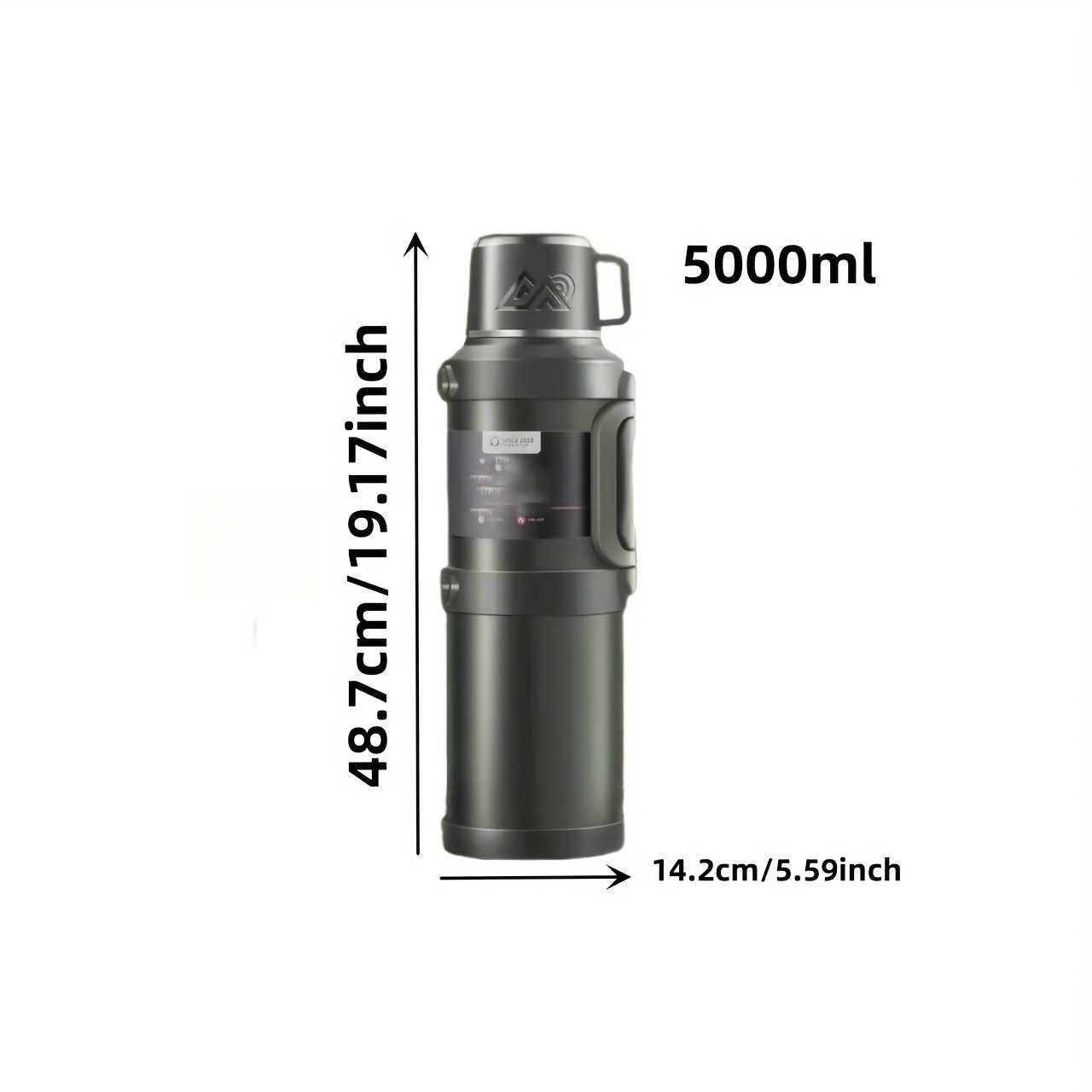 Large Capacity Insulated Water Bottles – 3.2L, 4L & 5L for All-Day Outdoor Hydration