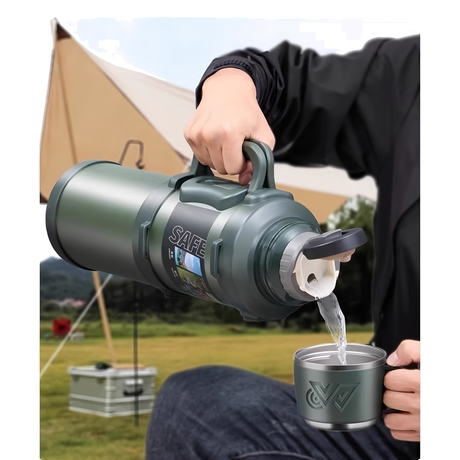 Large Capacity Insulated Water Bottles – 3.2L, 4L & 5L for All-Day Outdoor Hydration